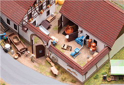 Faller 180620 HO Agricultural Dairy Woodworking Metal Working Details Accessories 125 Pieces