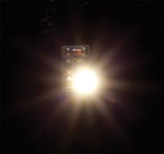 Faller 180653 LEDs on Self-Adhesive PC Board Base Warm White 12-16V AC or DC PC Board Base pkg 5