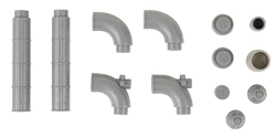 Faller 180856 HO Pipes Large