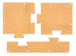 Faller 180889 HO Building Base Plates Goldbeck Modular Building Component Basic Set