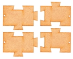 Faller 180890 HO Base Plate Add-On Set Goldbeck Modular Building Component 2 Each of 2 Styles