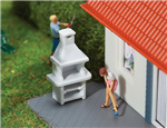 Faller 180902 HO Garden Grills Kit Pkg 2