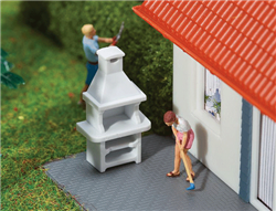 Faller 180902 HO Garden Grills Kit Pkg 2