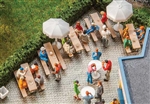 Faller 180963 HO Beer Picnic Table and Bench Set Pkg 5