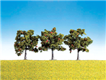 Faller 181403 Fruit Trees Apple 3-1/4 to 4" pkg 3