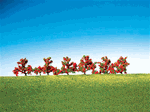 Faller 181476 Bushes w/Red Flowers