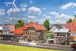 Faller 190035 HO Passendorf Railway Station Set Kit Depot Signal Tower Platform Railway Personnel Figures