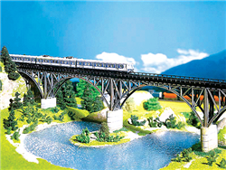 Faller 222581 N Steel Arch Deck Bridge Single-Track 16" Long     
