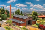 Faller 231720 N Factory with Brick Chimney Kit