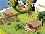 Faller 232209 N Set of 3 Summer Houses Kit