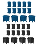 Faller 272919 N Waste Bin Set