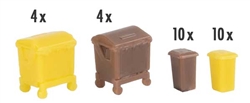 Faller 272926 N Garbage Bin Set 8 Large 20 Small