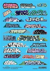 Fusion Scale Graphics 200215 N Graffiti Decal Set Set #11