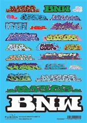 Fusion Scale Graphics 200217 N Graffiti Decal Set Set #13