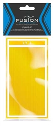 Fusion Scale Graphics 160003 HO Railroad Locomotive Yellow Reflective Sill Stripes Set