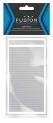 Fusion Scale Graphics 160005 HO UP/CMO Style RD-4 Coal Hopper White Dashes Reflective Decal Set