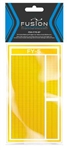 Fusion Scale HO Graphics 160009 Railroad Freight Car Yellow Reflective Markings Set Mixed