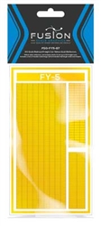 Fusion Scale HO Graphics 160009 Railroad Freight Car Yellow Reflective Markings Set Mixed