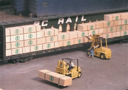 Grand Central Gems LL1 HO Lumber Load Fits 50' Flatcar or Bulkhead Flat and 3/4 of Centerbeam