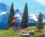 Grand Central Gems SMKY01 Smokey the Bear w/3 Trees Assembled