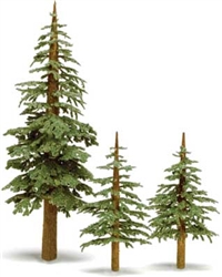 Grand Central Gems T37 Lodgepole Pine Trees 5 to 7" 15.2 to 20.3cm pkg 2