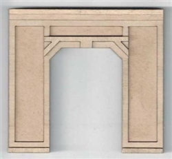 GCLaser 9107 N Single-Track Concrete Tunnel Portal Laser-Cut Wood Kit