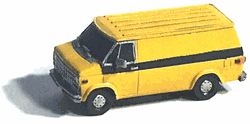 GHQ 51009 N American Trucks Unpainted Metal Kit Panel Van
