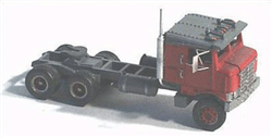 GHQ 56004 N American Truck Unpainted Metal Kit 1953 "Bullnose" Semi Tractor