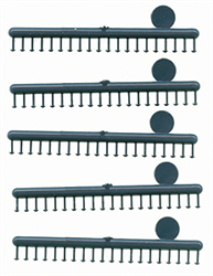 Grandt Line 156 O Rivets Round Head Plastic .063" Diameter pkg 100