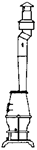 Grandt Line 3010 O Passenger Car Stove/Stack Rio Grande