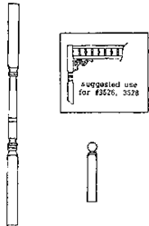 Grandt Line 3528 O Turned Wood Porch Post & Ball Newell Post Set