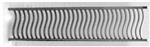 Grandt Line 3576 O S Curved Iron Railing 1/4 Inch Curved Posts