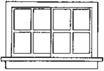 Grandt Line 3713 O Horizontal Sliding Windows Scale 52 x 33" Pkg 4