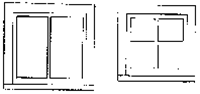Grandt Line 3722 O Assorted Attic Windows Four-Pane 28 x 28" Two-Pane 34 x 32" Both Single-Sash