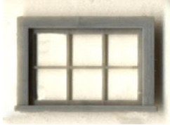 Grandt Line 3754 O Horizontal Window 6-Pane Scale 40 x 28" Pkg 4