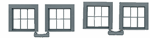 Grandt Line 3761 O Windows Single-Sash 6-Light 30 x 28" Pkg 4