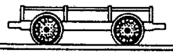 Grandt Line 5024 HO Fairmont Push Car Kit HOn3 Plastic