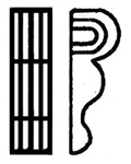 Grandt Line 5075 HO Corbels Double-S 26" High pkg 24 