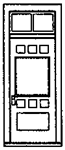 Grandt Line 5197 HO Doors Rio Grande Southern Ophir Depot Style 36 x 84" pkg 4