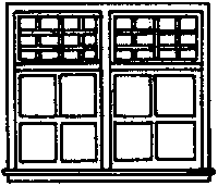 Grandt Line 5208 HO Windows Double Hung 85 x 48"