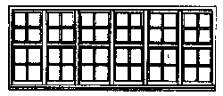 Grandt Line 5210 HO Windows 48-Pane Double Hung 186 x 70"