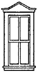 Grandt Line 5220 HO Windows Double-Pointed Scale Pkg 8