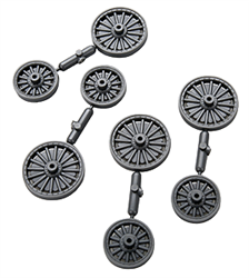 Grandt Line 5306 HO Circus Wagon Wheels Sunburst Tableux/Parade Type Two Complete Sets