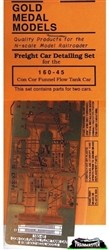 Gold Medal 16045 N Detailing Set For Con-Cor Funnel Flow Tank Car