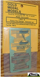 Gold Medal 1606 N Fancy Fire Escape Extender Set 3-Story Kit