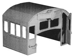 Hi-Tech 5004 HO 4-Window Cab Post-1972