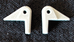 Hi-Tech 6021 HO EMD Lifting Lugs for E & F Units 2 Pair Santa Fe Style for Rear