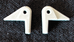 Hi-Tech 6021 HO EMD Lifting Lugs for E & F Units 2 Pair Santa Fe Style for Rear