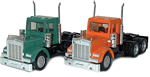 Herpa 15276 HO American Trucks Tractor Only Kenworth W-900 3-Axle Conventional Short Chassis Painted
