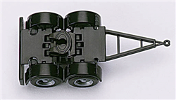 Herpa 51453 HO Truck Accessories Converter Dolly 2-Axle Fifth Wheel Platorm pkg(4)